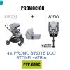 CARRO BIRDYE DUO STONEL + SILLA AUTO ATRIA