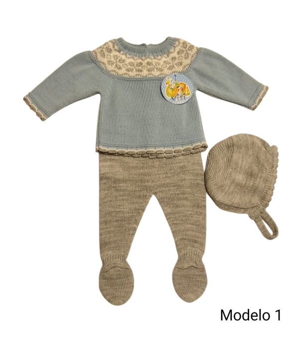 Conjunto 3 Piezas Lana