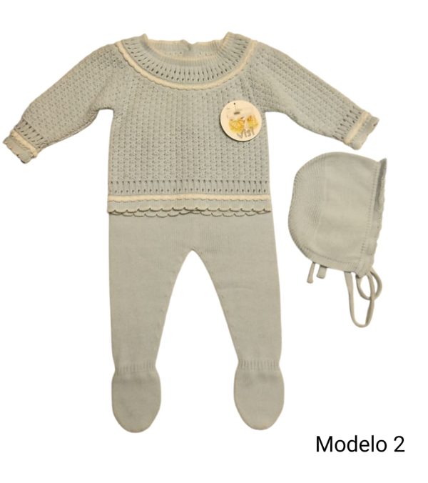 Conjunto 3 Piezas Lana