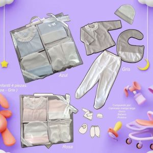 Conjunto Primera Puesta para recién nacido, suave y cómodo, ideal para los primeros días