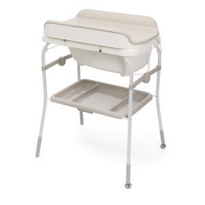 Bañera cambiador Soft Bubble Armonía para bebé con ruedas y bandeja inferior