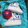 Pack bola de navidad + zapatillas personalizadas