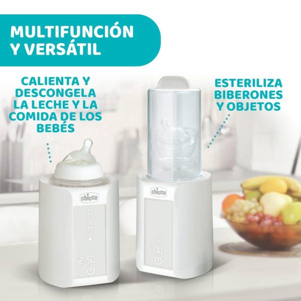 Calienta biberones con esterilizador