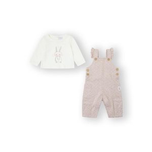 Peto rosa palo para niña, ropa infantil cómoda y perfecta para primavera y verano.