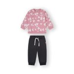 Conjunto 2 piezas Corazones Fucsia