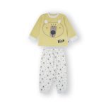 Pijama 2 piezas amarillo