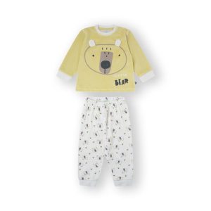 Pijama 2 piezas amarillo