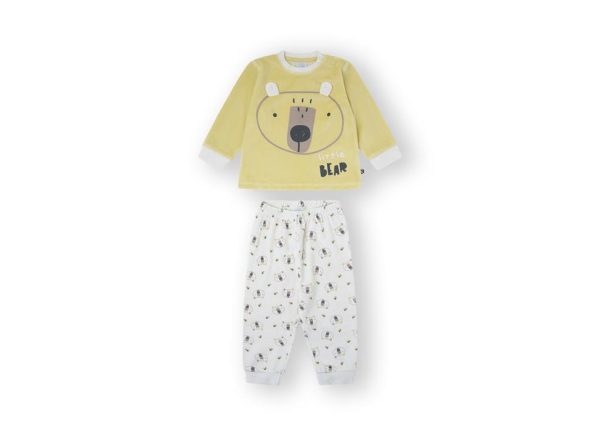 Pijama 2 piezas amarillo