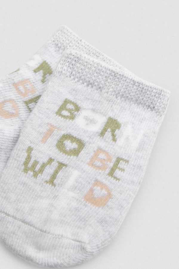 CALCETÍN RECIÉN NACIDO PACK DE 2