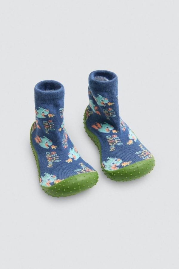 Zapatilla calcetín primeros pasos niño