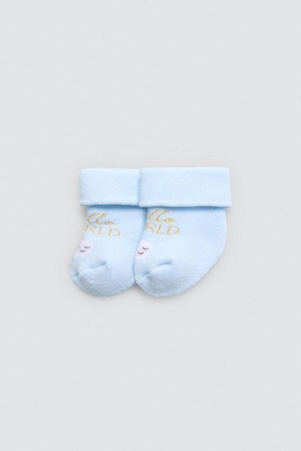 CALCETÍN RECIÉN NACIDO TÉRMICO PACK DE 2