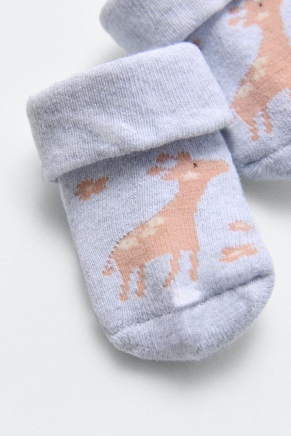 CALCETÍN RECIÉN NACIDO TÉRMICO PACK DE 2