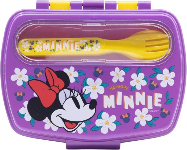 TUPPER CON CUBIERTOS MINNIE