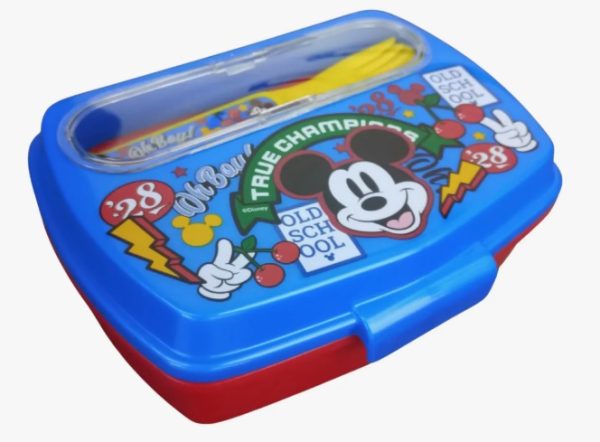 TUPPER CON CUBIERTOS MICKEY