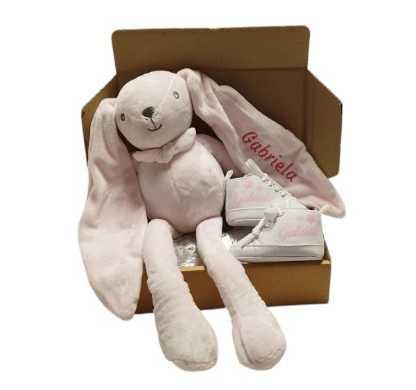 Canastilla Peluche y Zapatillas