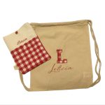 Caja regalo para profesora con mochila y portadocumentos a juego