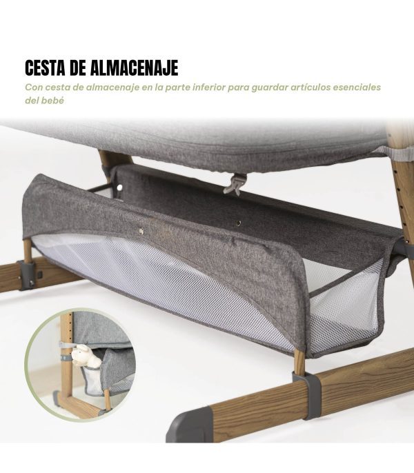 Minicuna 4 en 1 SOMNI Niu, multifuncional y segura para recién nacidos