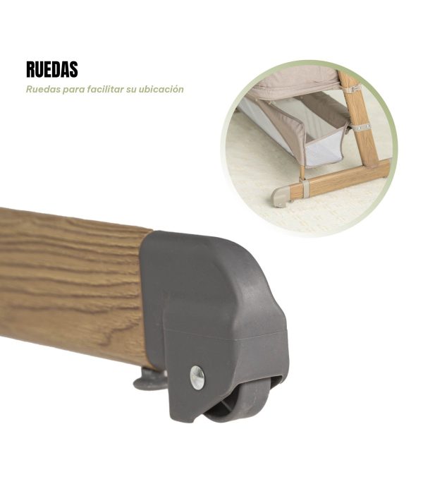 Minicuna 4 en 1 SOMNI Niu, multifuncional y segura para recién nacidos