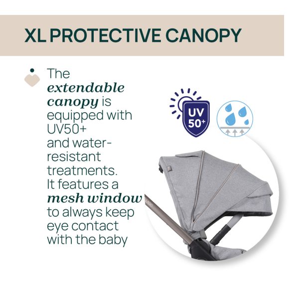 Silla de paseo Bellagio ligera y compacta, ideal para paseos urbanos