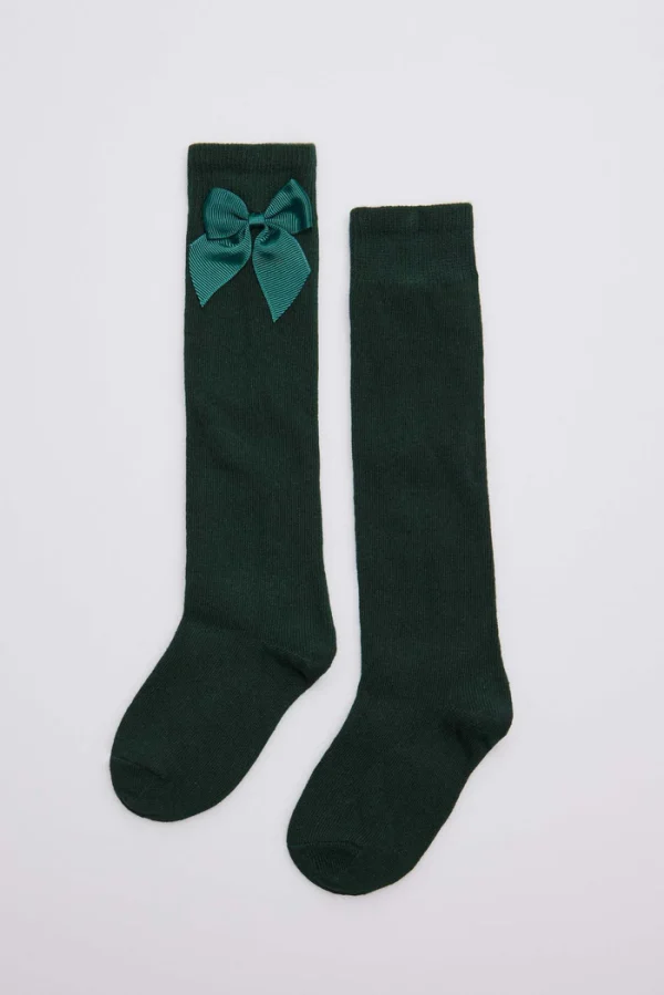 Calcetín Ysabel Mora con lazo decorativo