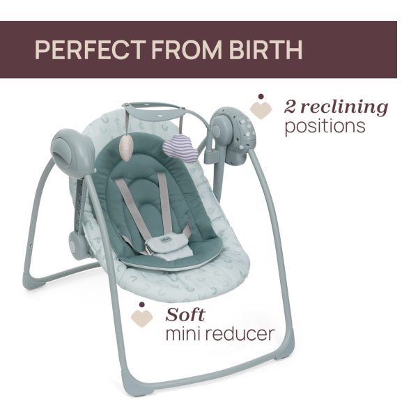 Hamaca columpio Chicco Swing&Play reclinable para bebé con barra de juegos