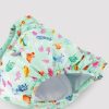 Culetín antifugas para bebé o niño pequeño con estampado de peces, tejido elástico y de secado rápido