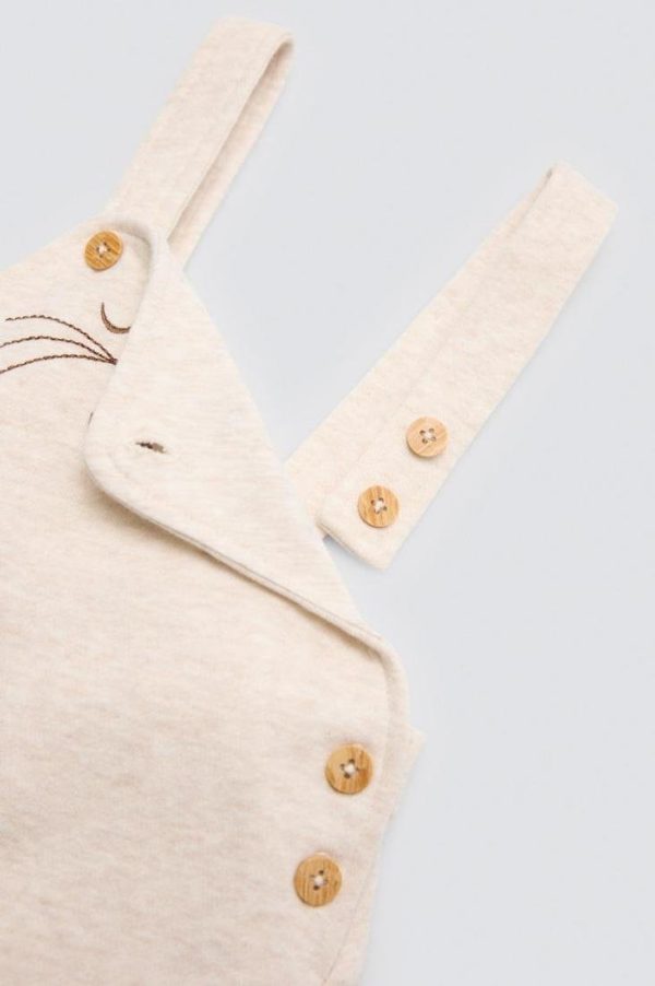 Peto de 2 piezas para bebé niño de Ysabel Mora: camiseta y pantalón a juego, confeccionado en algodón suave y transpirable, ideal para recién nacido y primeros meses