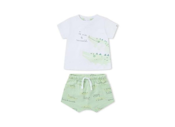 Conjunto 2 Piezas Cocodrilo