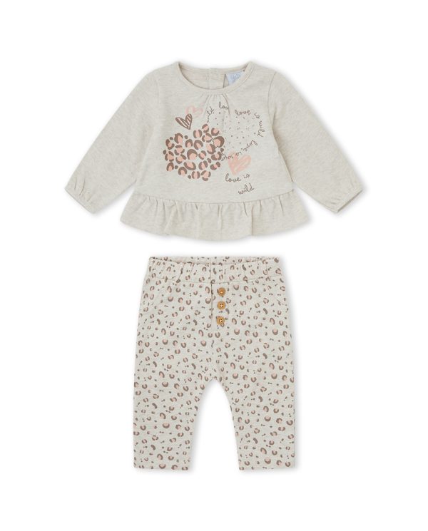 Conjunto 2 piezas Animal Print