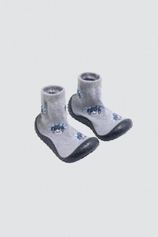 Zapatilla calcetín primeros pasos Dinosaurios