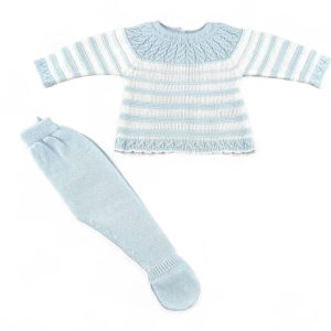 Conjunto de bebé de hilo natural, suave y cómodo